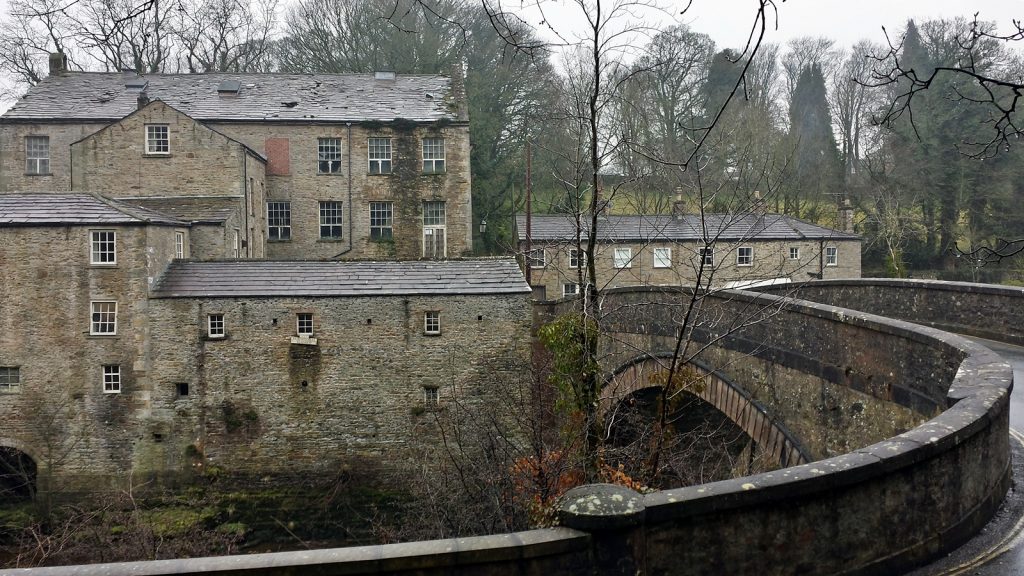 Alte Mühle und Brücke über die Aysgarth Falls