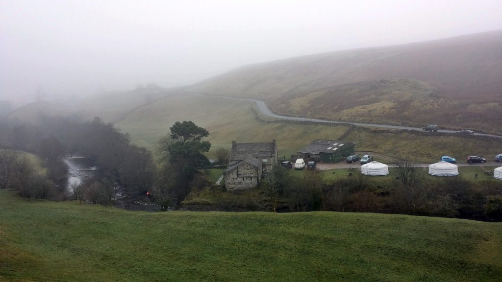 Swaledale Yurts am nächsten Morgen