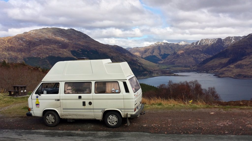 Didimobil am Bealach Ratagain Viewpoint