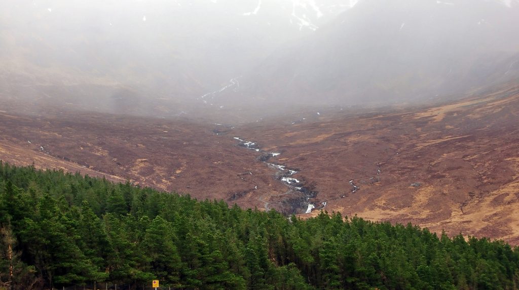 Die Fairy Pools im Nebel