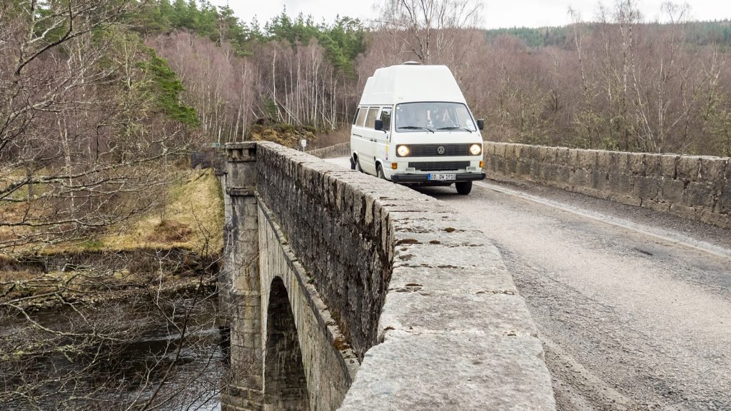 Brücke über den River Moriston bei Glenmoriston