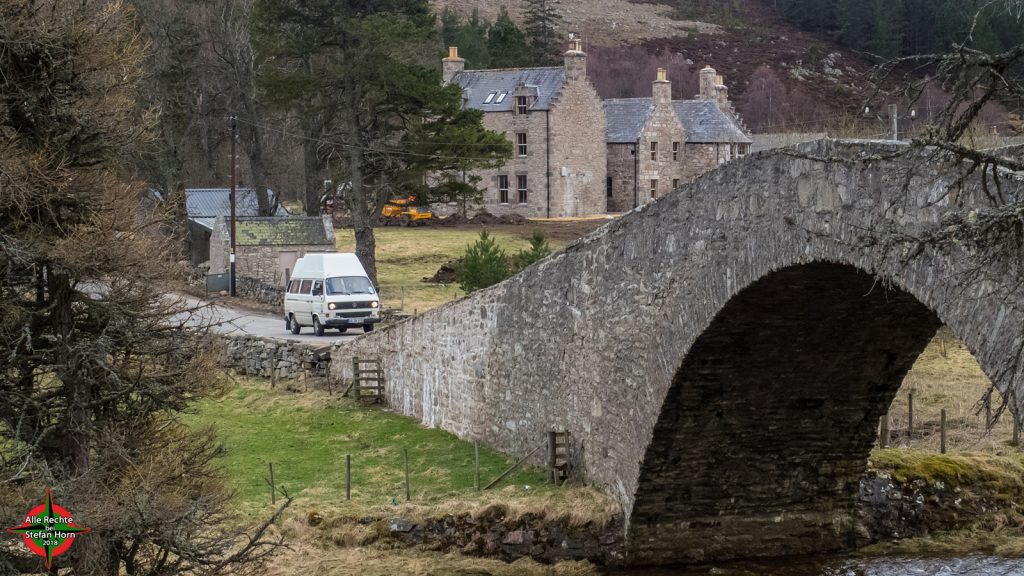 Brücke über den Gairn bei Gairnshiel Lodge, Foto ©Stefan Horn, 2018