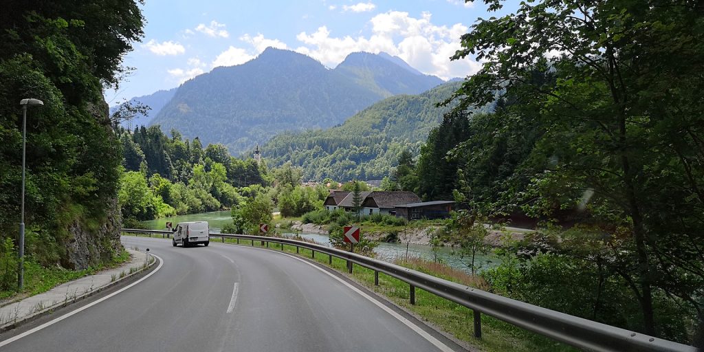 B115 Eisenstrasse und Enns bei Hieflau