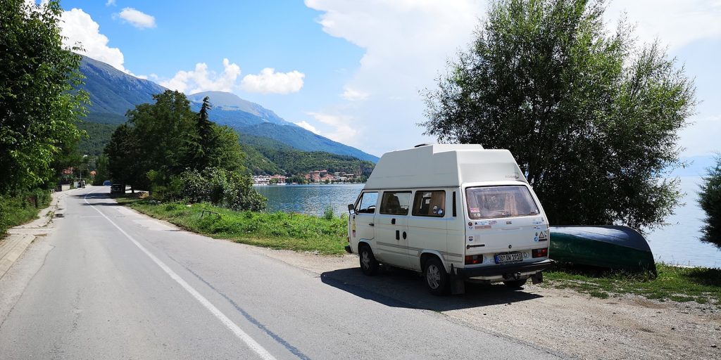 Küstenstraße am Ohridsee, Mazedonien