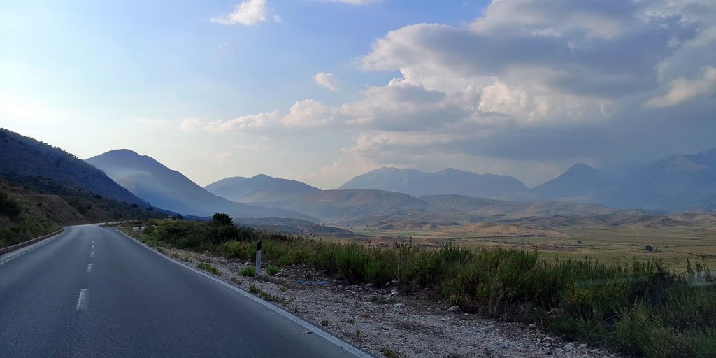 "Küstenstraße" von Sarandë Richtung Norden