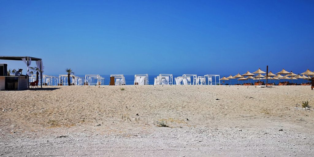 Strand von Borsh, Albanien