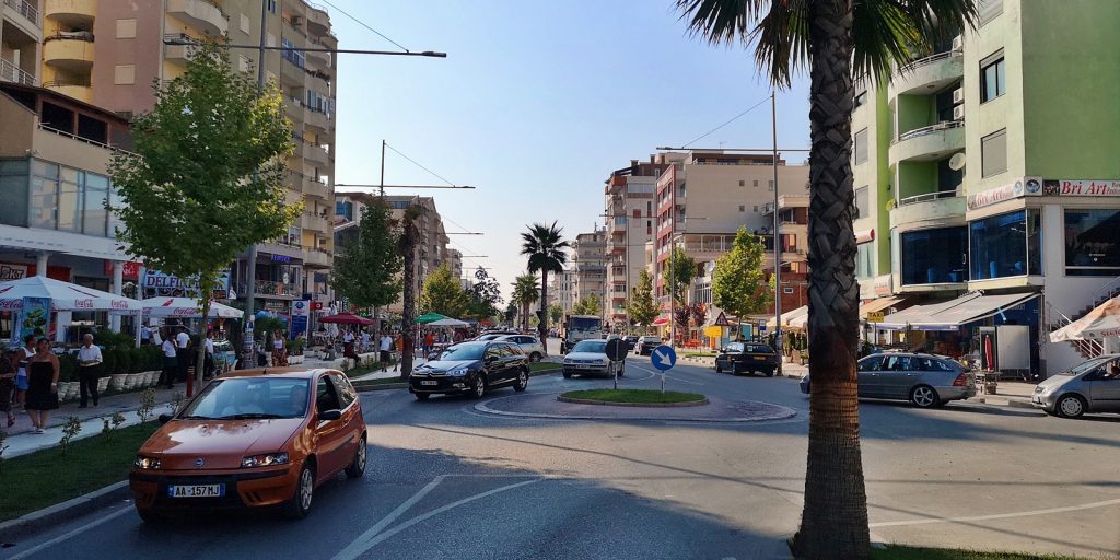 Uferstraße in Durrës