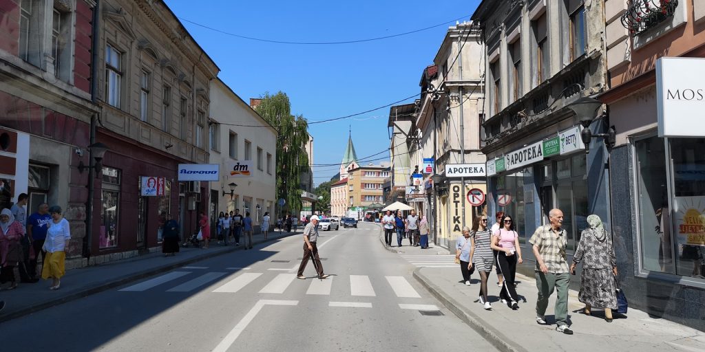 Viel Leben in der kleinen Stadt Travnik