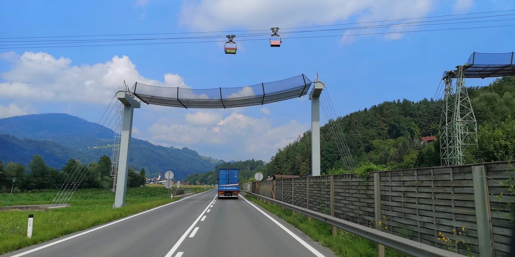 Materialseilbahn bei Oberfeistritz