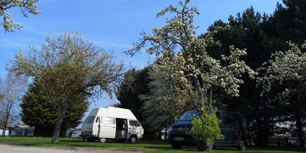 Der Roadtrip beginnt bei bestem Reisewetter