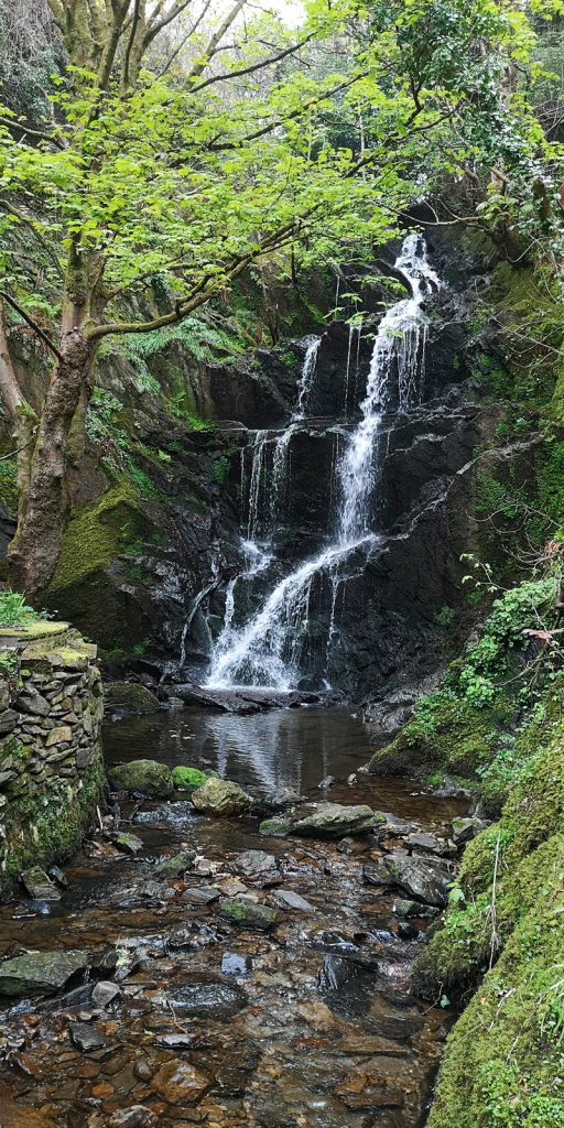 Wasserfall in Laxey, Isle of Man