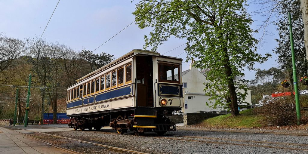 Manx Electric Railway in Laxey