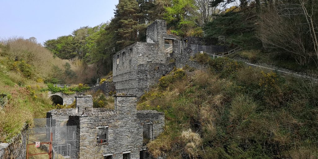 Ruinen der Great Laxey Mine