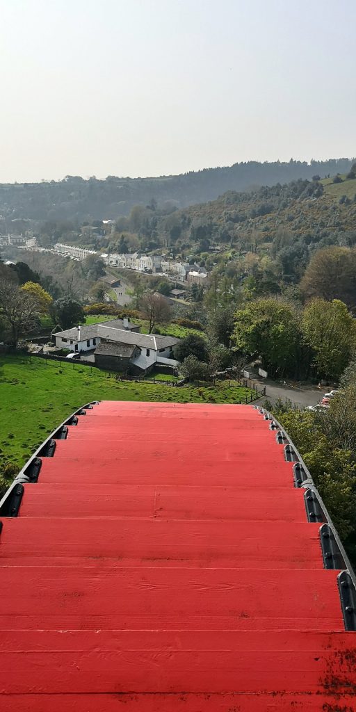 Blick vom Great Laxey Wheel