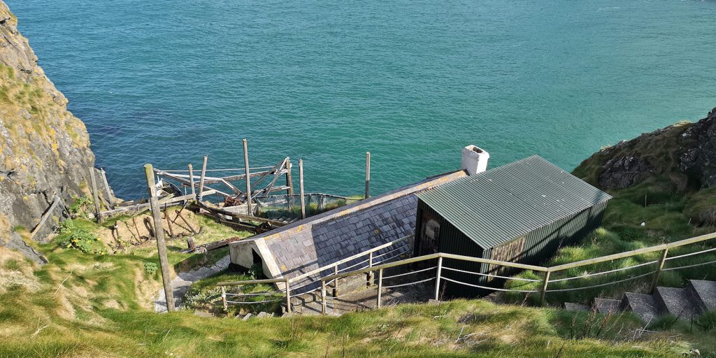 Die Fischerhütte auf Carrick-a-Rede