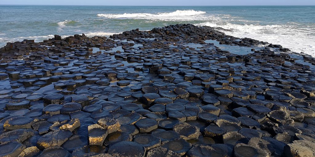 Giant's Causeway, Blick Richtung Schottland