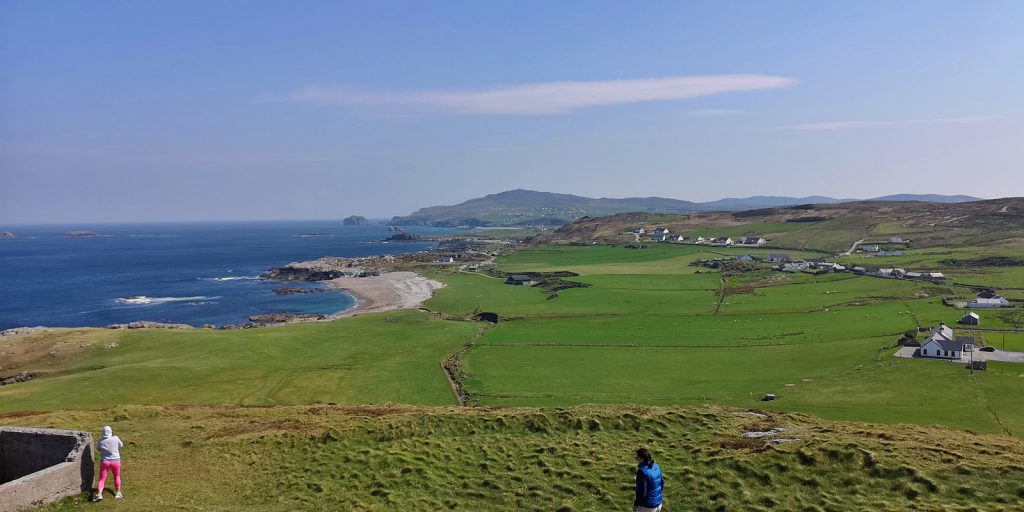 Blick auf die Halbinsel Inishowen vom Malin Head