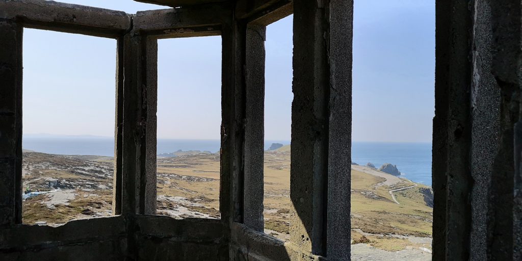 Blick durch die Ruinen, Malin Head