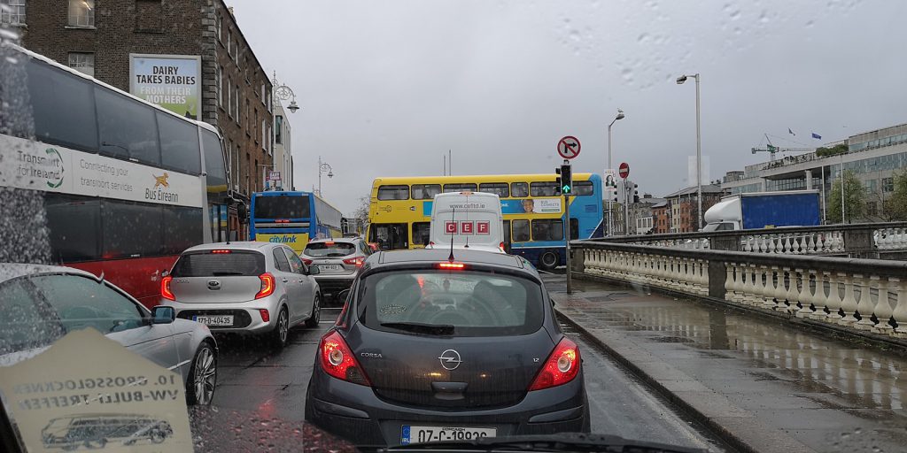 Nichts geht mehr auf Dublins Straßen