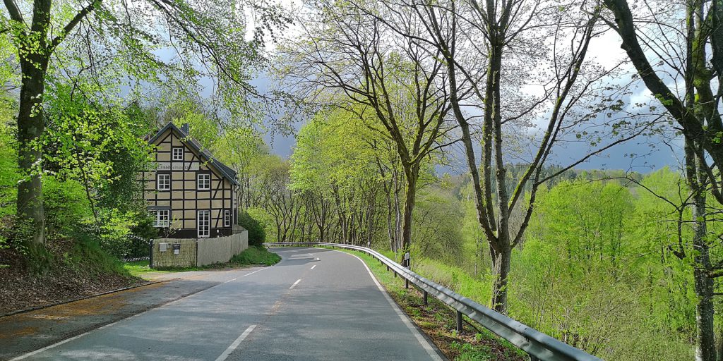 Dunkle Wolken über Monschau