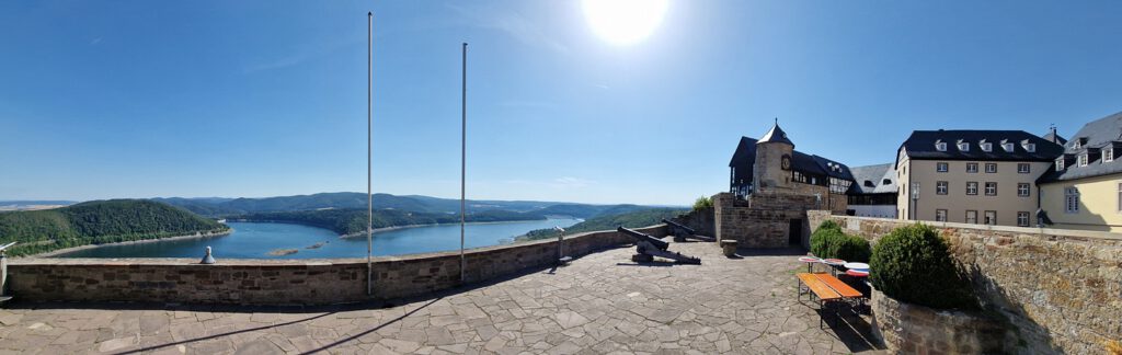 Edersee-Panorama Schloss Waldeck