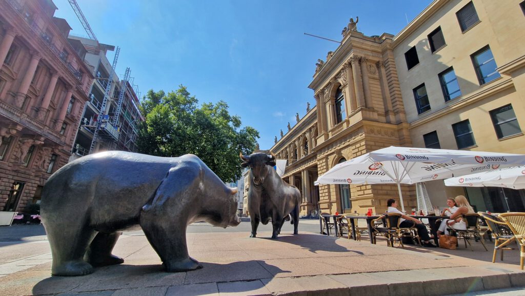 Bulle & Bär am Börsenplatz Frankfurt