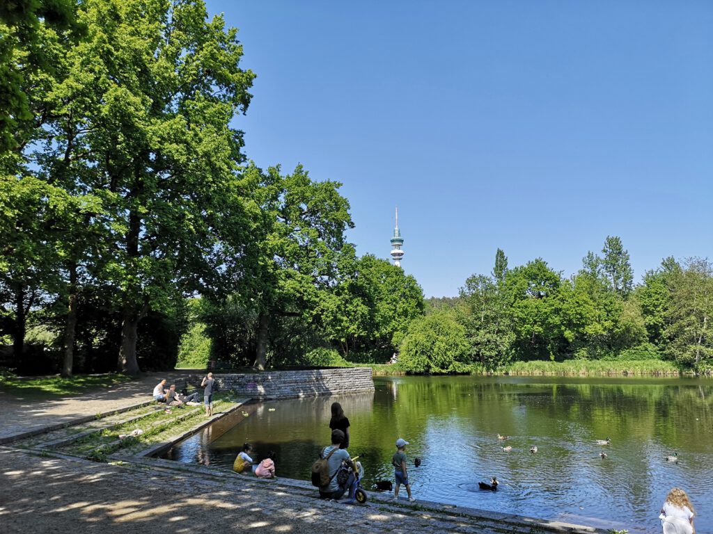 Entspannung im Billwerder Billdeich Park