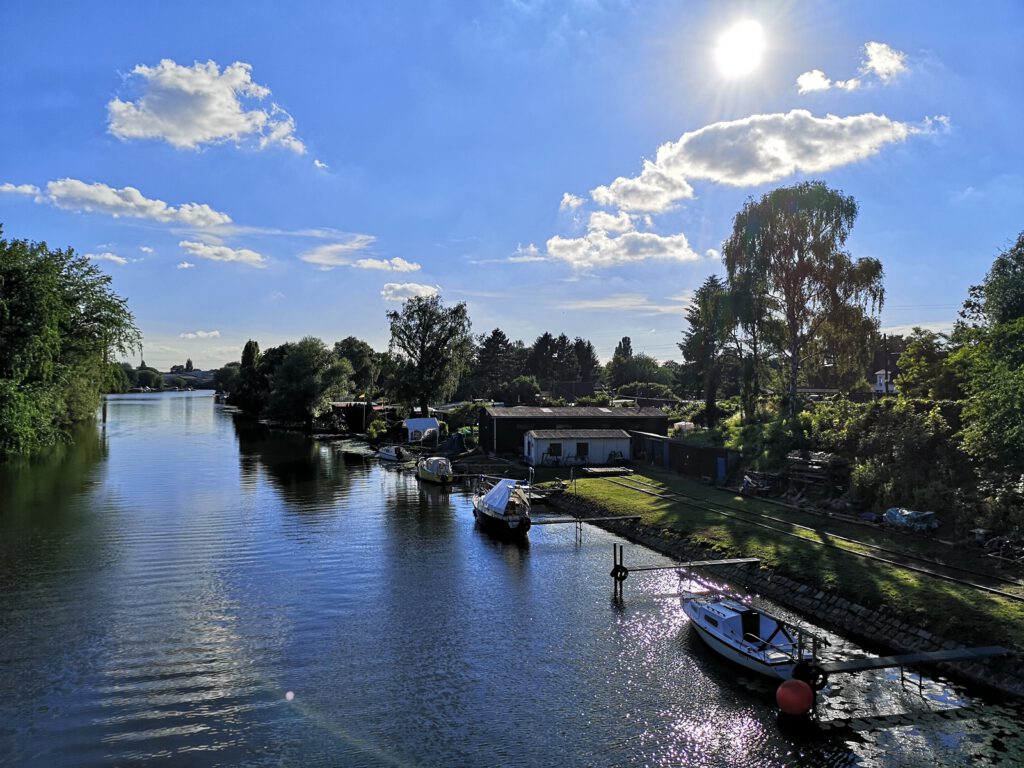 Blick von der Blauen Brücke