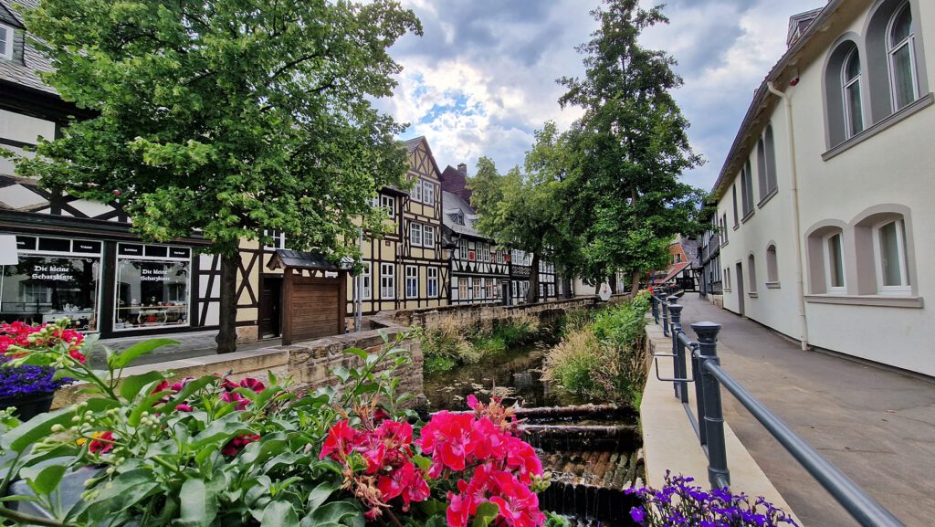 Kanalisierte Abzucht in Goslar