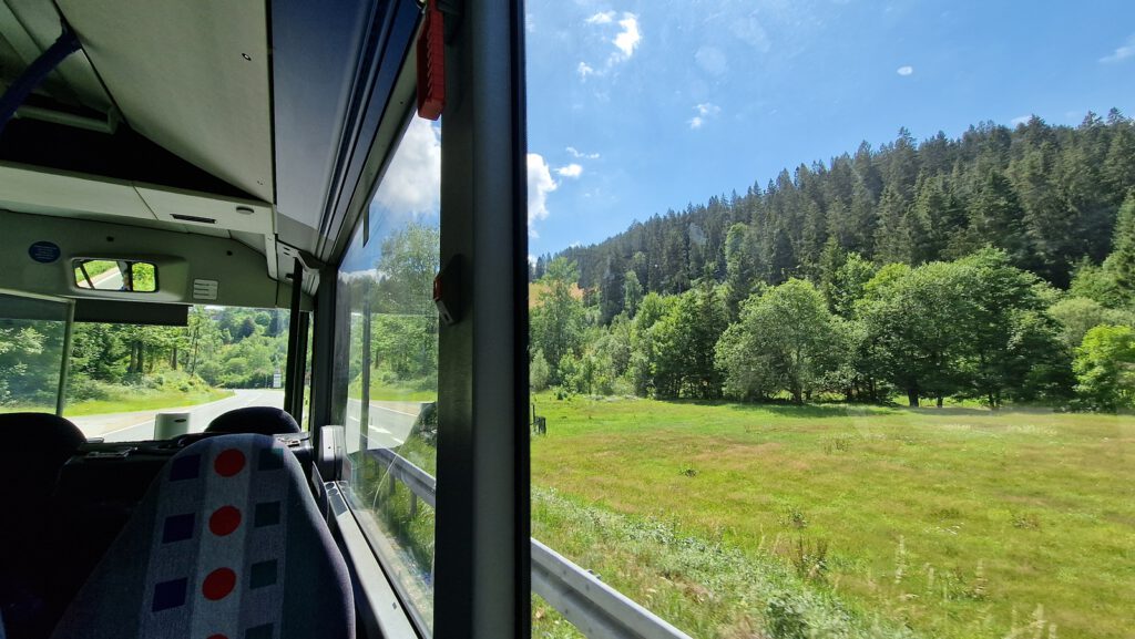 Mit dem Bus zurück nach Wildemann