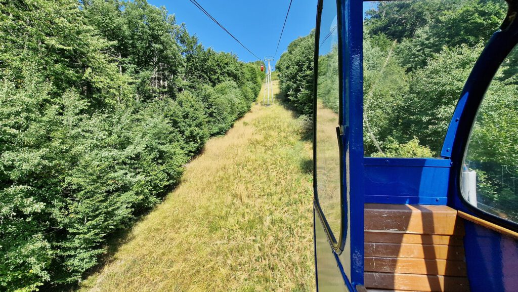 Mini-Gondel der Waldecker Bergbahn