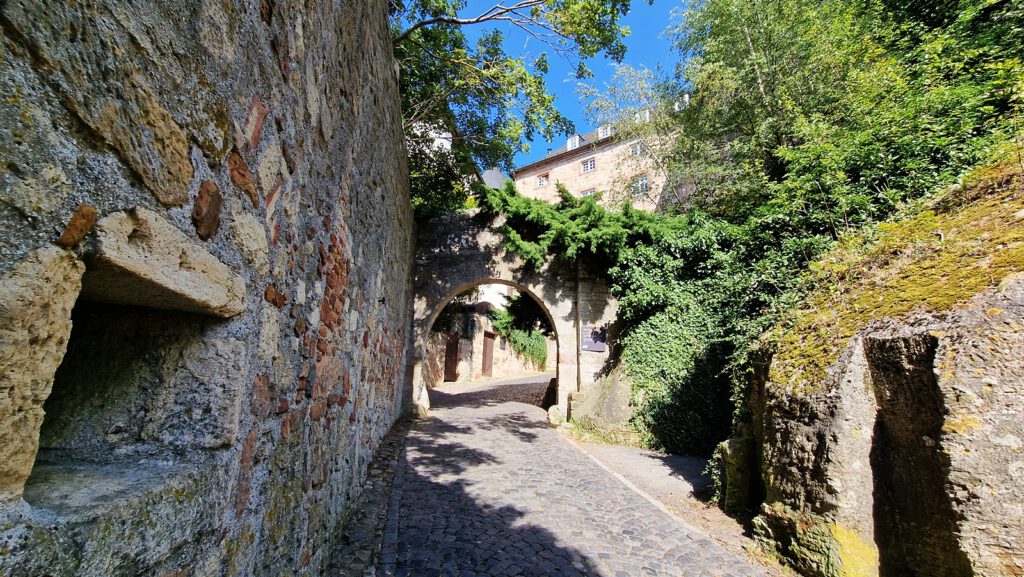 Aufgang zu Schloss Waldeck